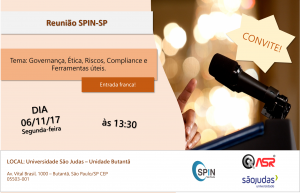 Reunião SPIN-SP – Governança, Ética, Riscos, Compliance e Ferramentas